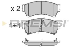 BREMSI BP3343 - PASTIGLIE FRENO - BRAKE PADS