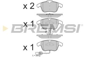 BREMSI BP3348 - PASTIGLIE FRENO - BRAKE PADS