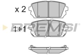 BREMSI BP3359 - PASTIGLIE FRENO - BRAKE PADS