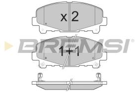 BREMSI BP3373 - PASTIGLIE FRENO - BRAKE PADS