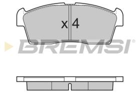 BREMSI BP3380 - PASTIGLIE FRENO - BRAKE PADS