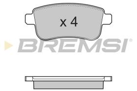 BREMSI BP3384 - JUEGO PASTILLAS DE FRENO BREMSI