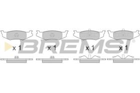 BREMSI BP3390 - PASTIGLIE FRENO - BRAKE PADS