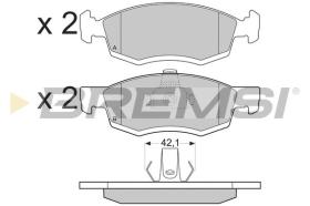 BREMSI BP3391 - PASTIGLIE FRENO - BRAKE PADS