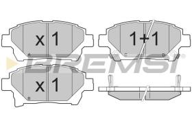 BREMSI BP3393 - PASTIGLIE FRENO - BRAKE PADS