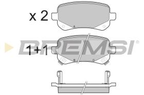 BREMSI BP3397 - PASTIGLIE FRENO - BRAKE PADS