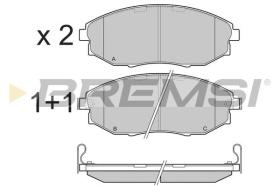 BREMSI BP3399 - PASTIGLIE FRENO - BRAKE PADS
