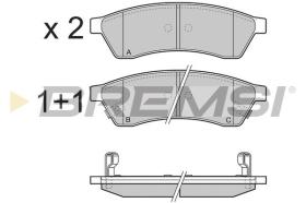 BREMSI BP3400 - PASTIGLIE FRENO - BRAKE PADS