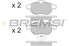 BREMSI BP3402 - PASTIGLIE FRENO - BRAKE PADS