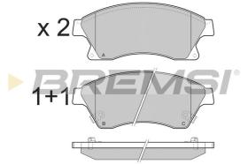 BREMSI BP3404 - PASTIGLIE FRENO - BRAKE PADS