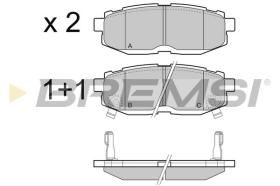 BREMSI BP3408 - PASTIGLIE FRENO - BRAKE PADS