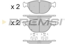 BREMSI BP3409 - PASTIGLIE FRENO - BRAKE PADS