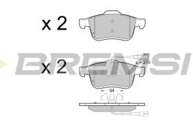 BREMSI BP3413 - PASTIGLIE FRENO - BRAKE PADS