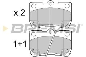 BREMSI BP3420 - PASTIGLIE FRENO - BRAKE PADS