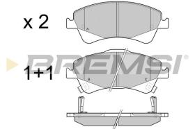 BREMSI BP3422 - PASTIGLIE FRENO - BRAKE PADS