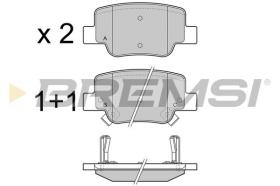 BREMSI BP3424 - PASTIGLIE FRENO - BRAKE PADS