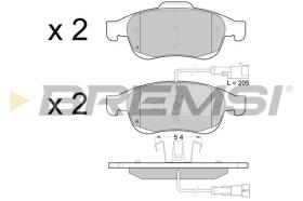 BREMSI BP3436 - PASTIGLIE FRENO - BRAKE PADS