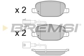 BREMSI BP3437 - PASTIGLIE FRENO - BRAKE PADS