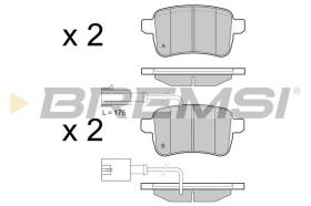 BREMSI BP3438 - PASTIGLIE FRENO - BRAKE PADS