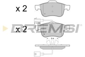 BREMSI BP3443 - PASTIGLIE FRENO - BRAKE PADS