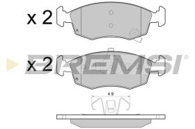 BREMSI BP3445 - PASTIGLIE FRENO - BRAKE PADS