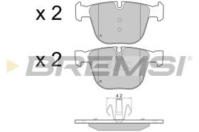 BREMSI BP3448 - PASTIGLIE FRENO - BRAKE PADS