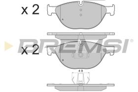 BREMSI BP3451 - PASTIGLIE FRENO - BRAKE PADS