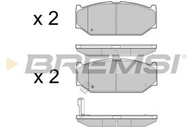 BREMSI BP3455 - PASTIGLIE FRENO - BRAKE PADS
