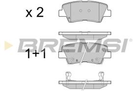 BREMSI BP3456 - PASTIGLIE FRENO - BRAKE PADS