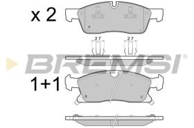 BREMSI BP3460 - PASTIGLIE FRENO - BRAKE PADS