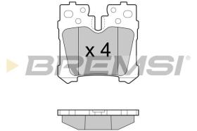 BREMSI BP3463 - PASTIGLIE FRENO - BRAKE PADS
