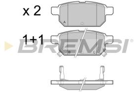 BREMSI BP3467 - PASTIGLIE FRENO - BRAKE PADS