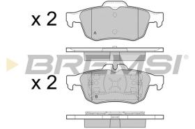 BREMSI BP3468 - PASTIGLIE FRENO - BRAKE PADS