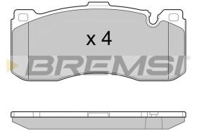 BREMSI BP3472 - PASTIGLIE FRENO - BRAKE PADS