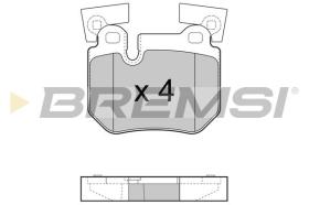 BREMSI BP3473 - PASTIGLIE FRENO - BRAKE PADS