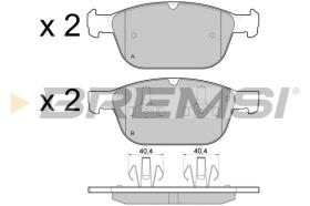 BREMSI BP3475 - PASTIGLIE FRENO - BRAKE PADS