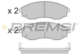 BREMSI BP3480 - PASTIGLIE FRENO - BRAKE PADS