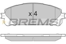 BREMSI BP3481 - PASTIGLIE FRENO - BRAKE PADS