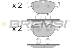 BREMSI BP3483 - PASTIGLIE FRENO - BRAKE PADS