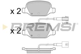 BREMSI BP3489 - PASTIGLIE FRENO - BRAKE PADS
