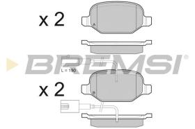 BREMSI BP3490 - PASTIGLIE FRENO - BRAKE PADS