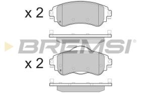 BREMSI BP3491 - PASTIGLIE FRENO - BRAKE PADS