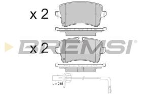 BREMSI BP3493 - PASTIGLIE FRENO - BRAKE PADS