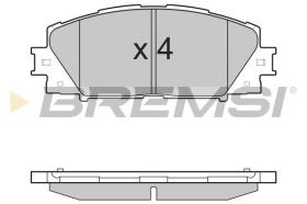 BREMSI BP3498 - PASTIGLIE FRENO - BRAKE PADS
