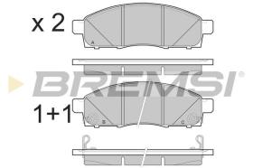BREMSI BP3501 - PASTIGLIE FRENO - BRAKE PADS