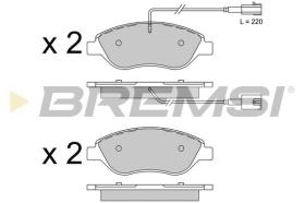 BREMSI BP3507 - PASTIGLIE FRENO - BRAKE PADS
