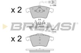 BREMSI BP3508 - PASTIGLIE FRENO - BRAKE PADS