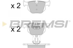 BREMSI BP3509 - PASTIGLIE FRENO - BRAKE PADS