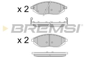 BREMSI BP3513 - PASTIGLIE FRENO - BRAKE PADS