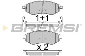 BREMSI BP3514 - PASTIGLIE FRENO - BRAKE PADS